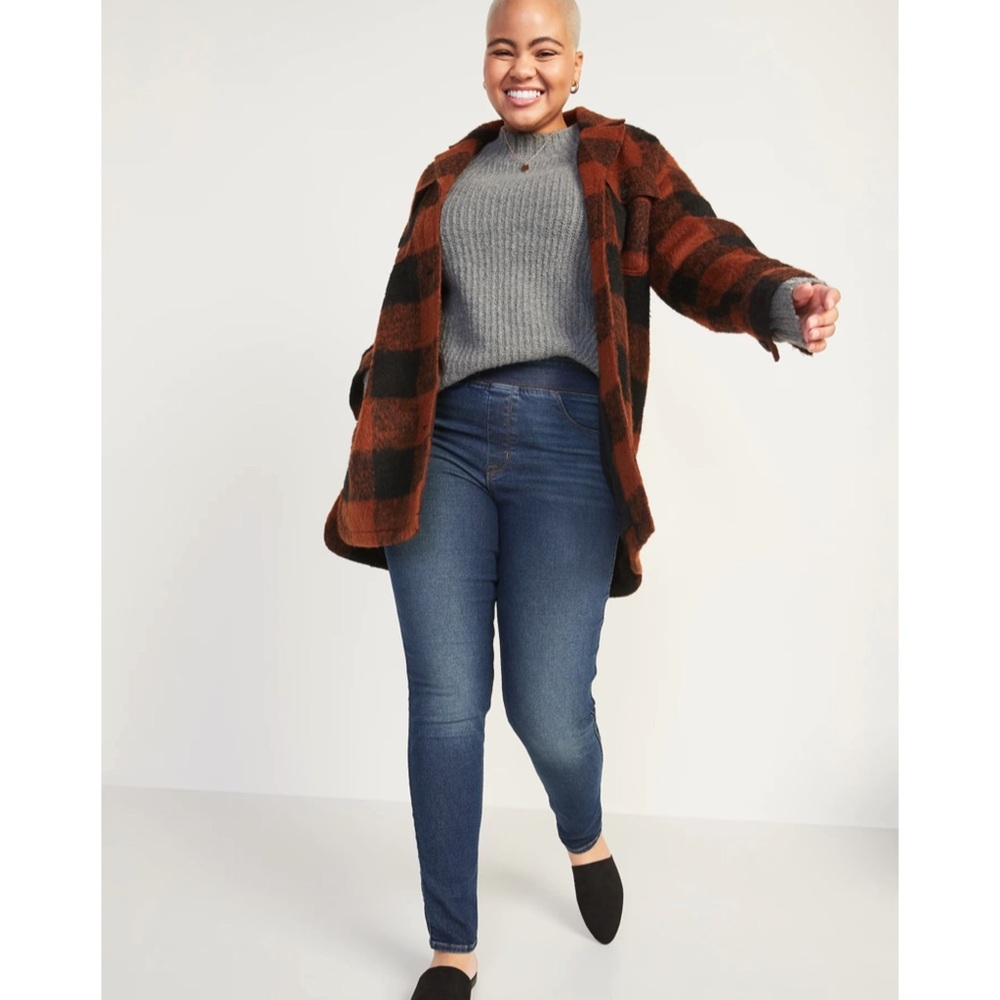 Skinny Medium-Wash Jeggings